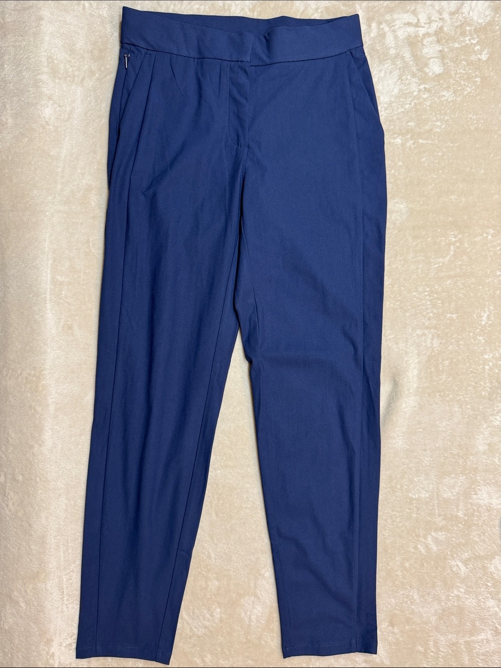 Navy Blue Stretch Dress Pants